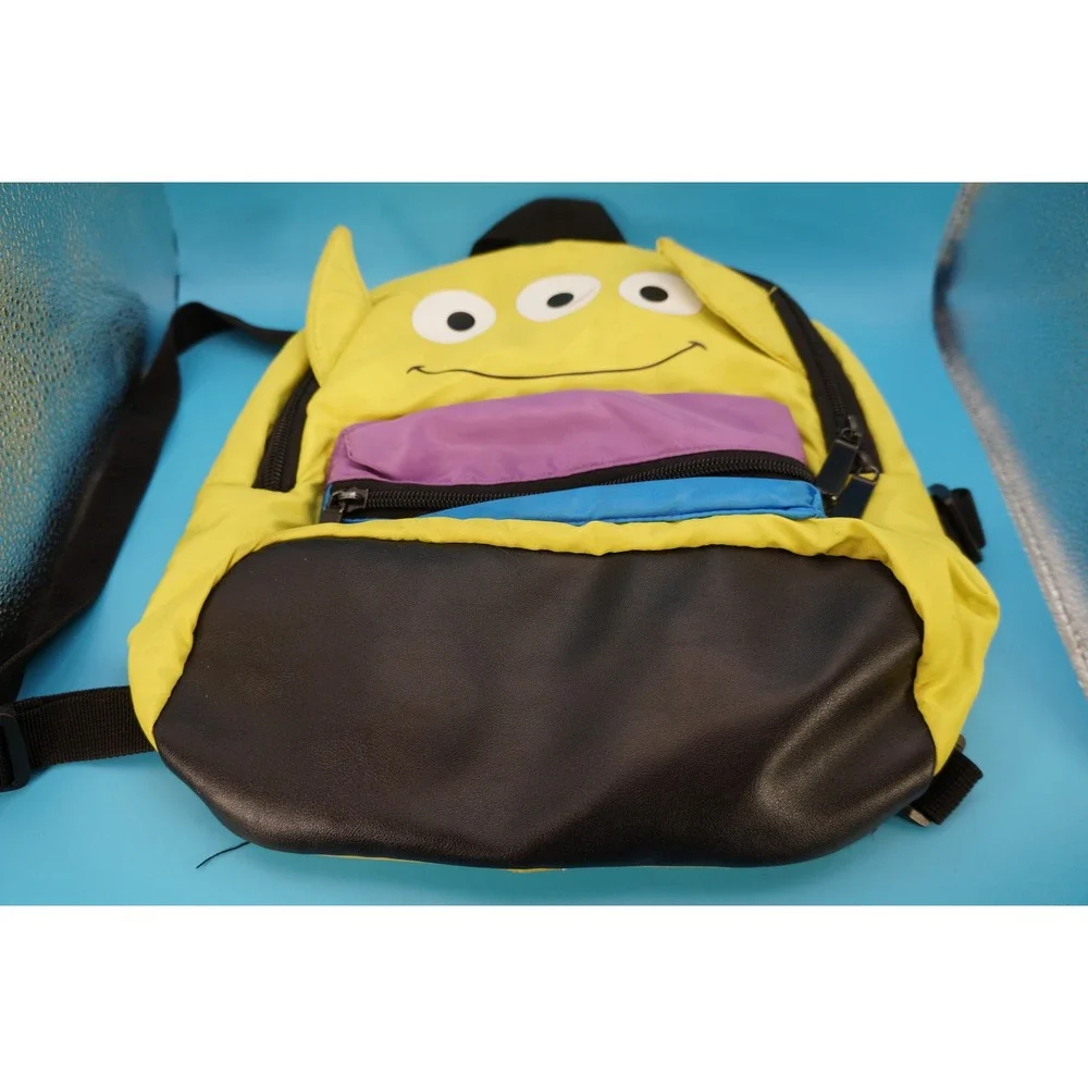 Disney Pixar Toy Story Alien Pizza Planet Mini Backpack Lime Green Multi-Color
